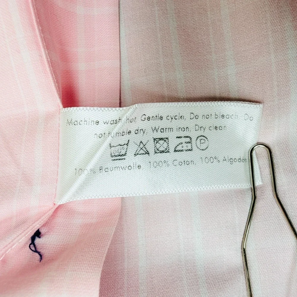 Eton Contemporary Fit Twill Dress Shirt Mens‎ XXL 18 (46) Pink Long Sleeve $270